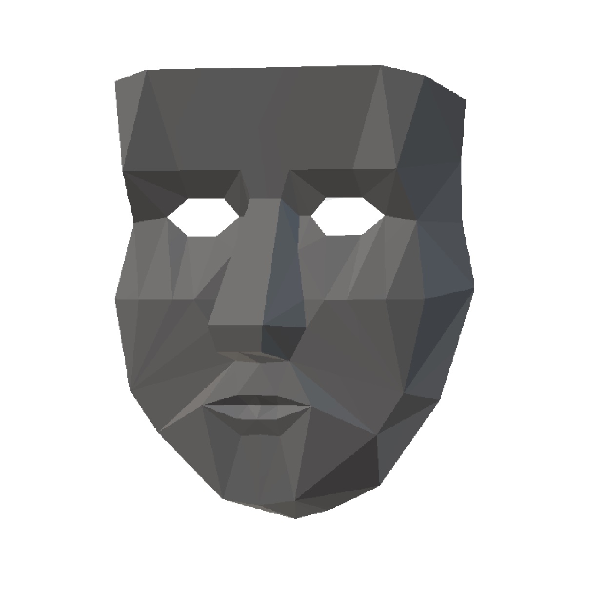 Mask. 3D models. Create Papercraft, pepakura models and download schemes